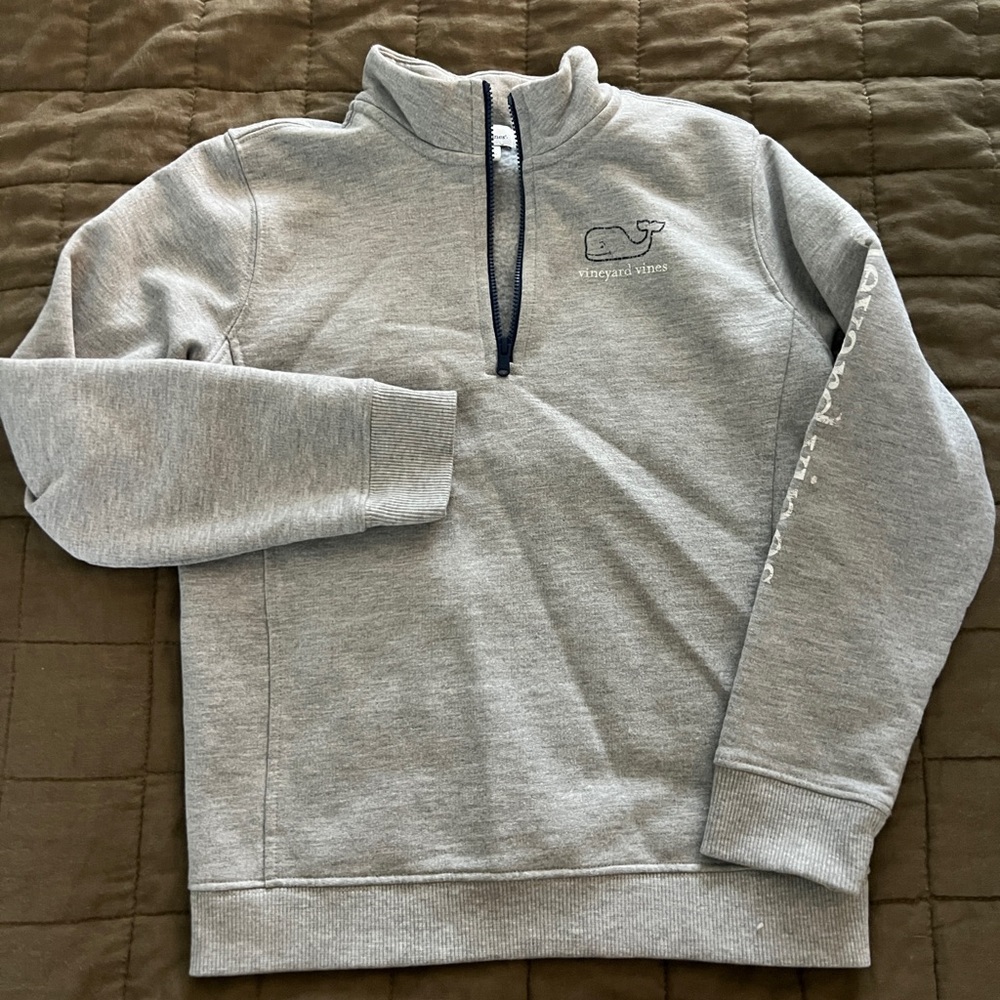 Gray Vineyard Vines Crew Neck